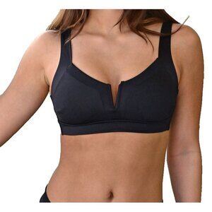 Vetchy Women’s VISTA BIKINI Top Black Size Medium Support Comfort Adjustable NWT